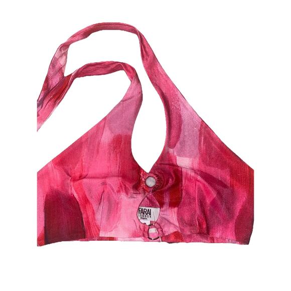 Farai London x Revolve Eko Pink Halter Top and Skirt Set - Picture 5 of 16